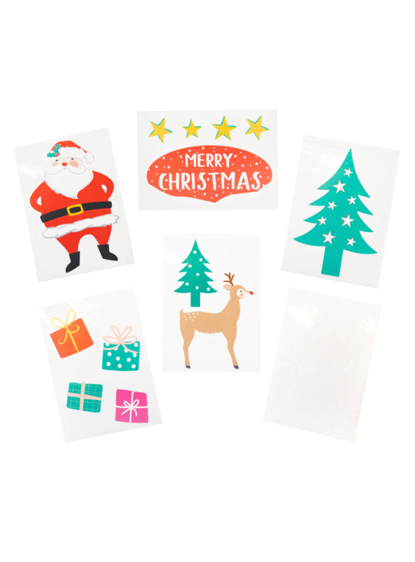 Αυτοκόλλητα Παραθύρου Christmas (6τμχ)