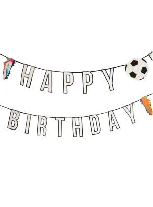 Γιρλάντα Champions Football Happy Birthday