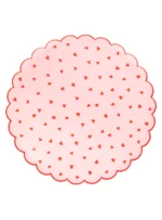 Πιάτο Φαγητού Heart Pattern (8τμχ)