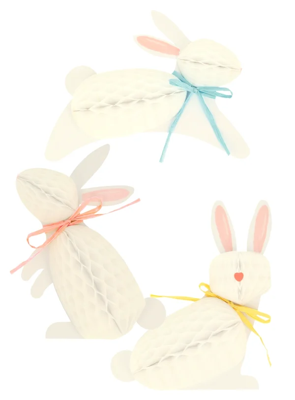 Bunny Honeycomb Decorations