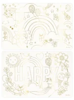 Happy Icons Colouring Σουπλά (8τμχ)