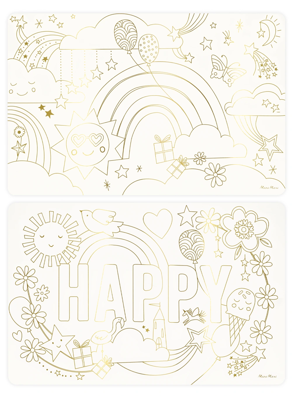 Happy Icons Colouring Σουπλά (8τμχ)