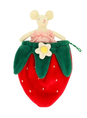 Strawberry Mouse Mini Doll