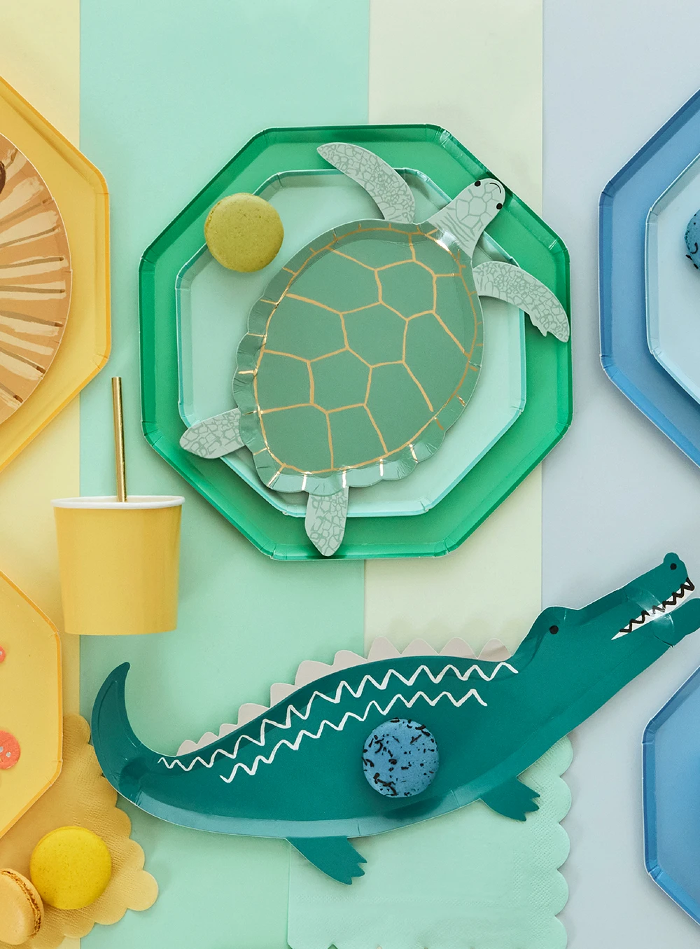 Πιάτο Γλυκού Sea Foam Green (8τμχ)