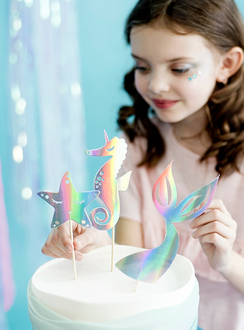 Cake Toppers Mermaid (3τμχ)