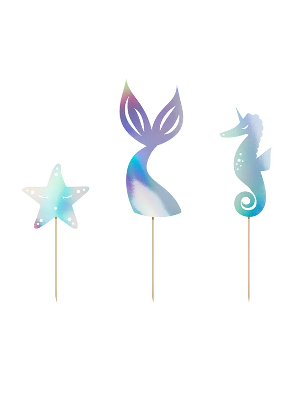 Cake Toppers Mermaid (3τμχ)