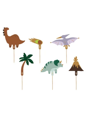 Cake toppers Dinosaurs (6τμχ)