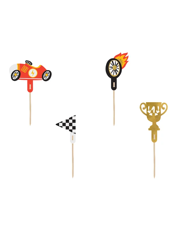 Cupcake toppers Cars (4τμχ)