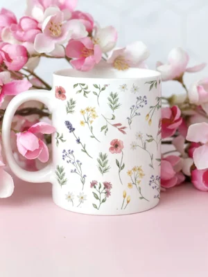 Μπομπονιέρα Βάπτισης Κούπα Spring Blossom