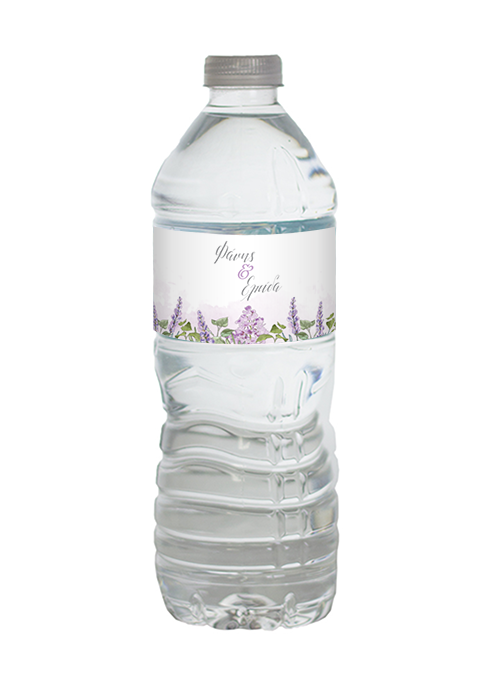 Ετικέτα νερού lavender