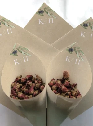 Χωνάκια kraft olive