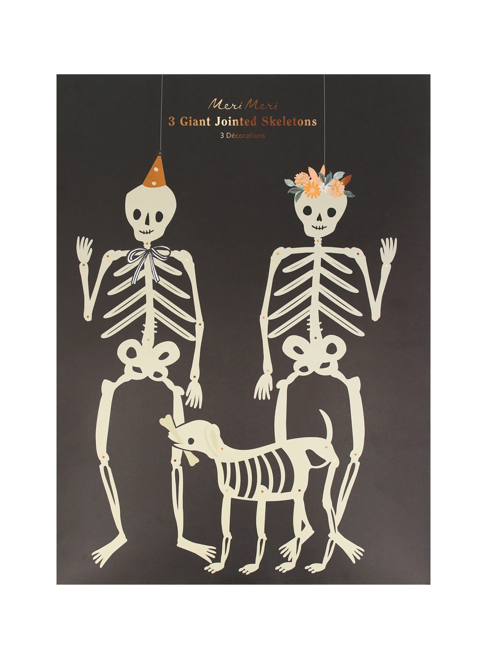 Διακοσμητική Γιρλάντα Σκελετοί Halloween