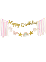 Γιρλάντα Happy Birthday Unicorns