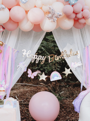Γιρλάντα Happy Birthday Unicorns