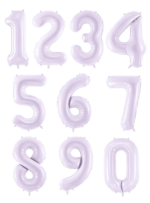Μπαλόνια Αριθμοί Λιλά (86cm)