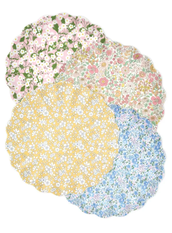 Meri Meri Σετ Liberty Mixed Melamine Μεγάλα Πιάτα (4 τμχ )