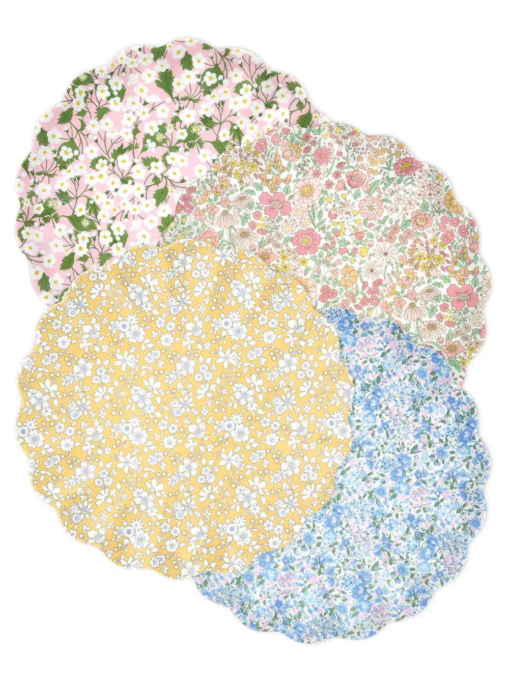 Meri Meri Σετ Liberty Mixed Melamine Μεγάλα Πιάτα (4 τμχ )