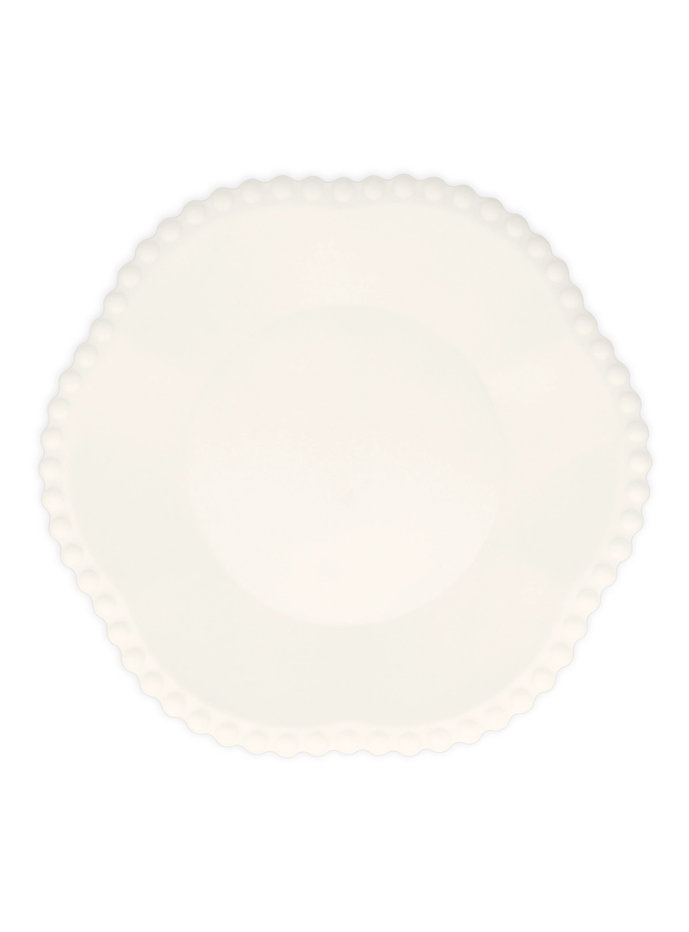 Πιάτα Φαγητού Dot Edged Flower Compostable  ( 8 τμχ )
