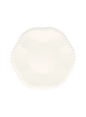 Πιάτα Γλυκού Dot Edged Flower Compostable  ( 8 τμχ )