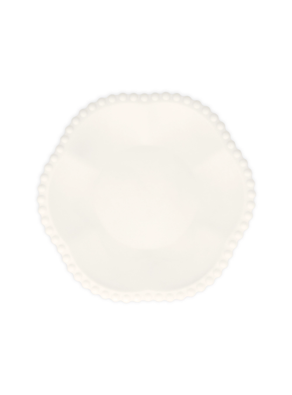 Πιάτα Γλυκού Dot Edged Flower Compostable  ( 8 τμχ )