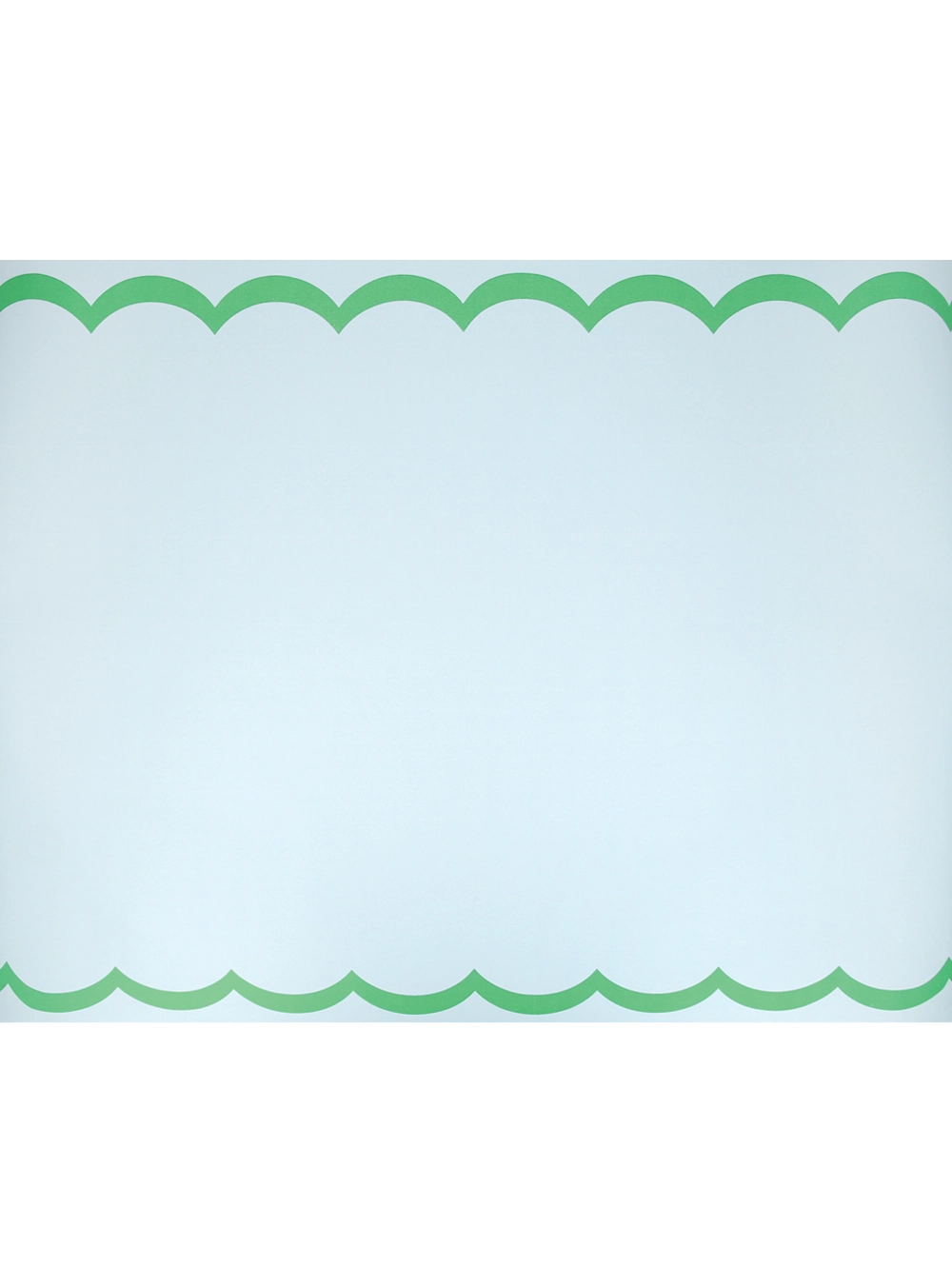 Ράνερ Διακόσμισης Scalloped Edge Blue Green