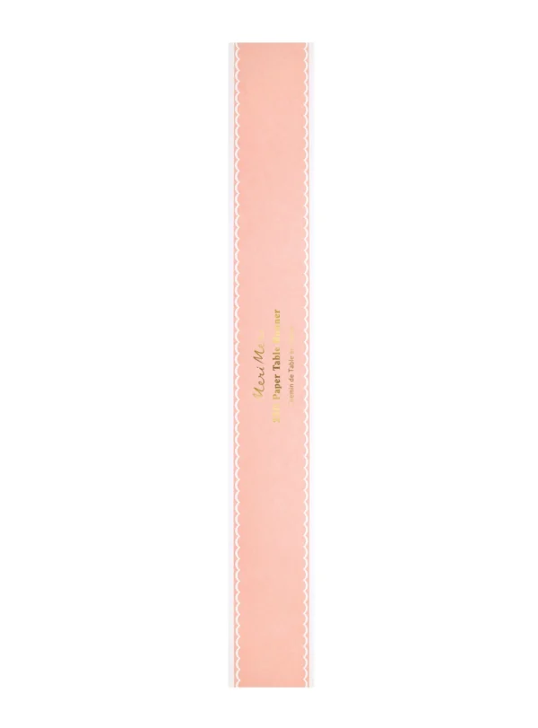Ράνερ Διακόσμισης Scalloped Edge Pink Red