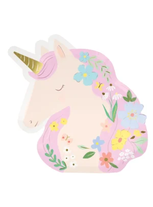 Πιάτα Meadow Unicorns ( 8 τμχ )