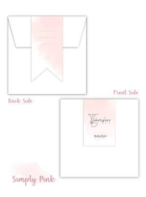 Προσκλητήριο Βάπτισης Simply Pink