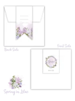 Προσκλητήριο Βάπτισης Spring In Lilac