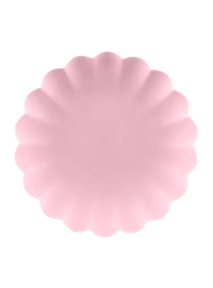 Πλαστικά Πιάτα Frill Ροζ (4τμχ)