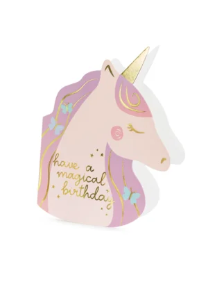 Κάρτα γενεθλίων Unicorn
