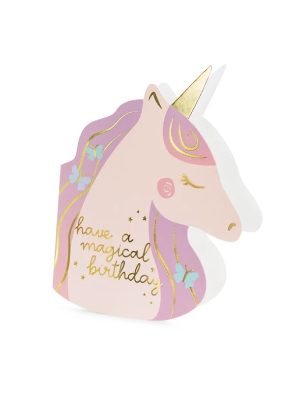 Κάρτα γενεθλίων Unicorn
