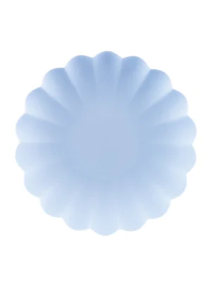 Πλαστικά Πιάτα Frill Σιέλ (4τμχ)