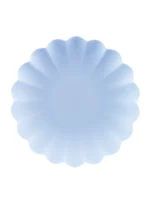 Πλαστικά Πιάτα Frill Σιέλ (4τμχ)