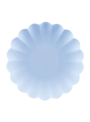 Πλαστικά Πιάτα Frill Σιέλ (4τμχ)