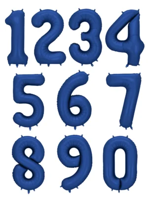 Μπαλλόνια Αριθμοί Μπλε (86εκ)