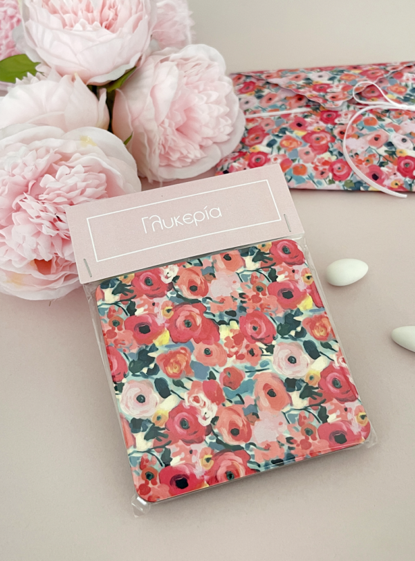 Μπομπονιέρα βάπτισης σουβέρ Blooming
