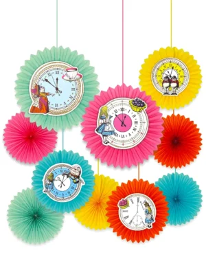 Κρεμαστά Διακοσμητικά Truly Alice Clock Fans ( 10τμχ )  