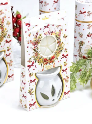 Χριστουγεννιάτικο Ρεσό Κερί Oil Burner με Wax