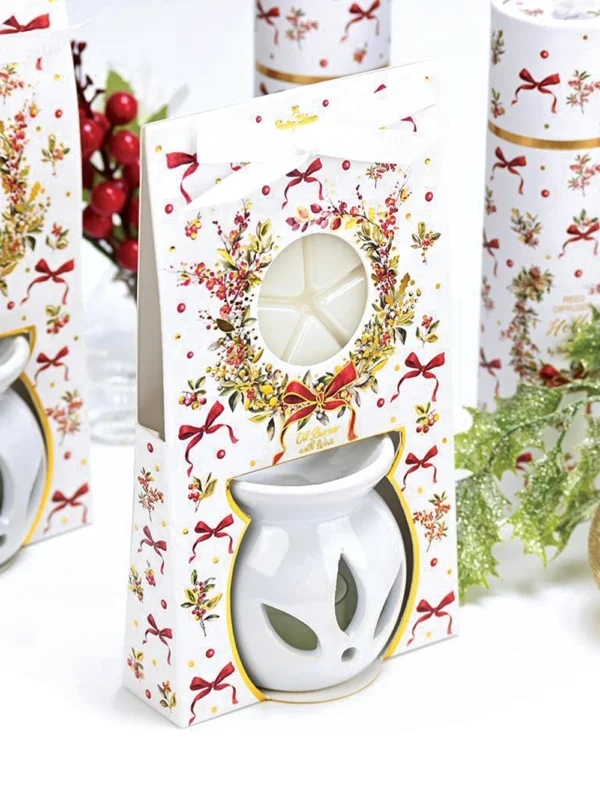 Χριστουγεννιάτικο Ρεσό Κερί Oil Burner με Wax