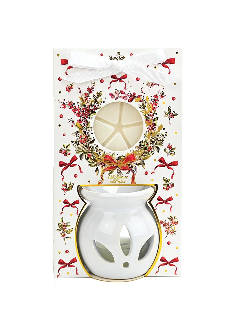 Χριστουγεννιάτικο Ρεσό Κερί Oil Burner με Wax