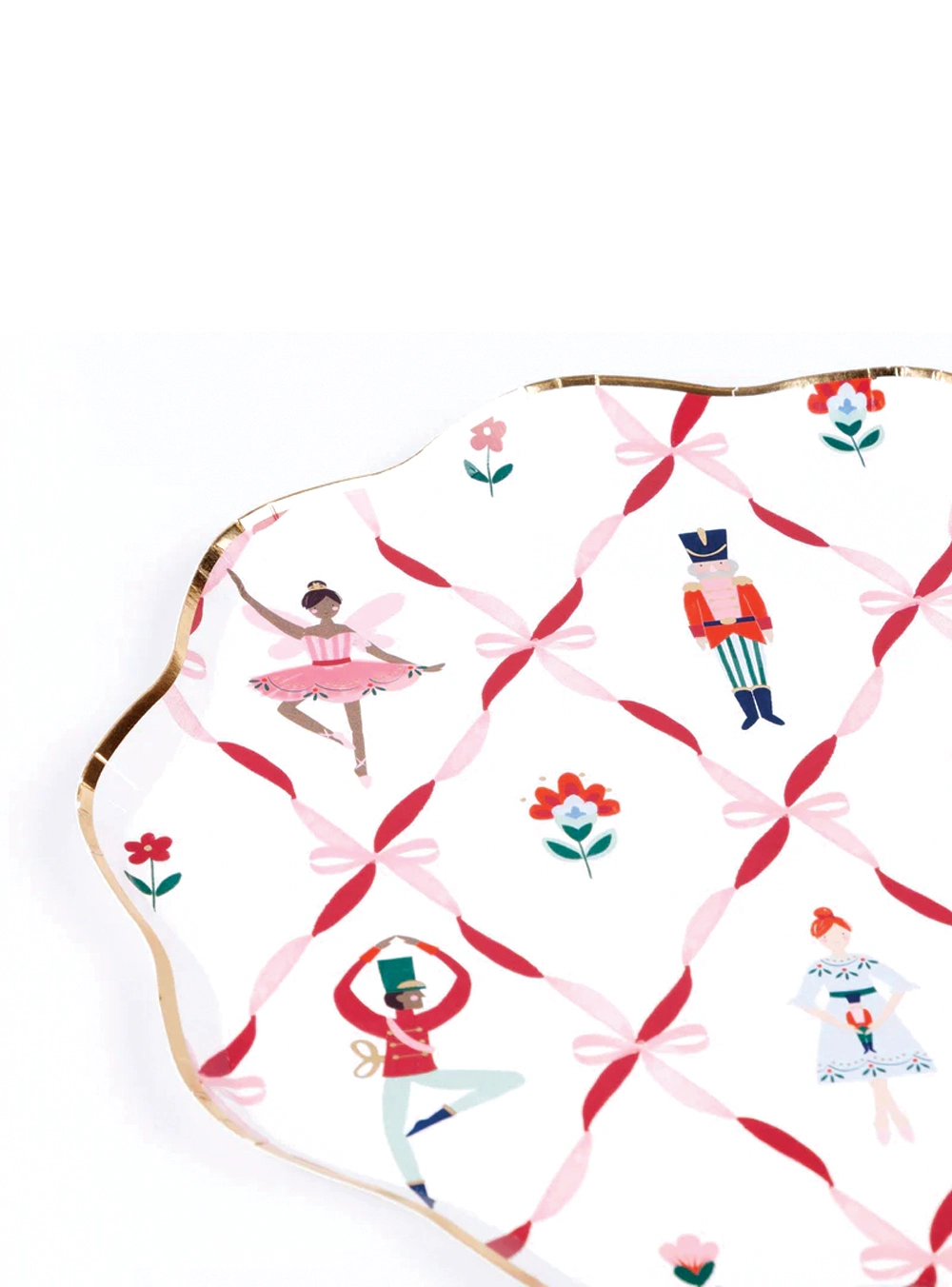 Πιάτα Φαγητού Καρυοθραύστης Μπαλέτο (8τμχ)