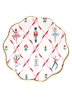 Πιάτα Φαγητού Καρυοθραύστης Μπαλέτο (8τμχ)