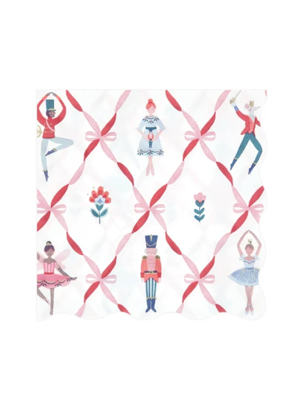 Μεγάλες Χαρτοπετσέτες Καρυοθραύστης Μπαλέτο (16τμχ)