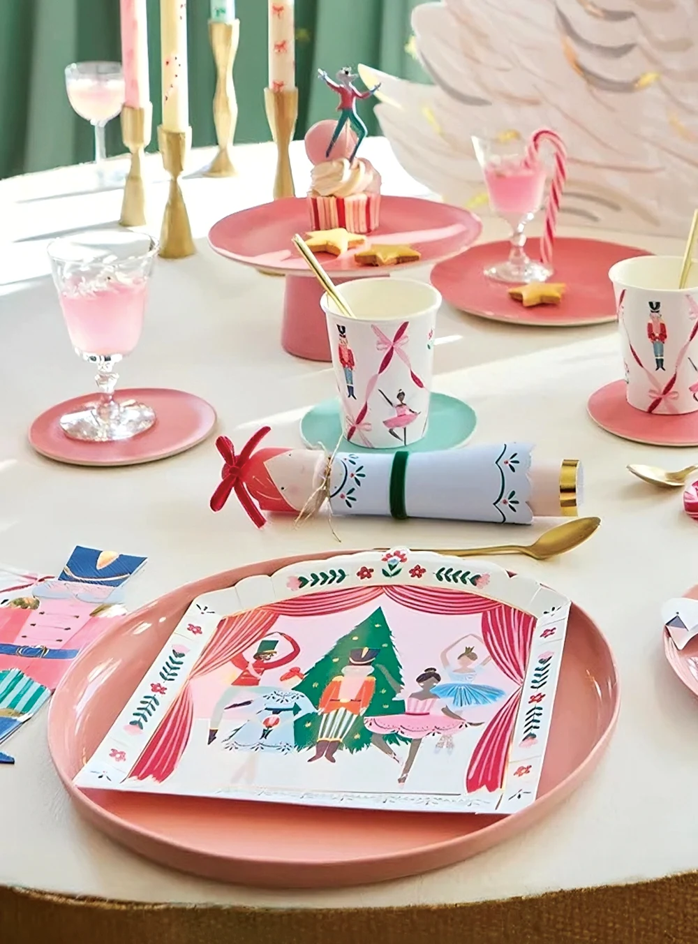 Πιάτα Σκηνή Καρυοθραύστης Μπαλέτο (8τμχ)