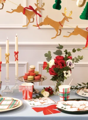 Χαρτοπετσέτες με Κόκκινο Φιόγκο (16τμχ)