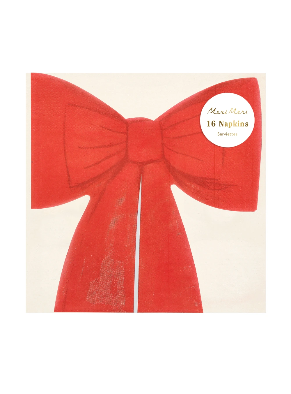 Χαρτοπετσέτες με Κόκκινο Φιόγκο (16τμχ)