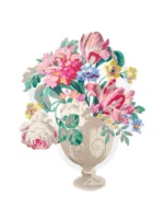 25884-25884.webp Πιάτα Rococo Floral Βάζο ( 8 τμχ )