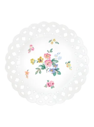 Πιάτα Φαγητού Floral Basketweave ( 8 τμχ )
