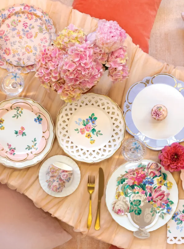 Πιάτα Φρούτου Floral Basketweave ( 8 τμχ )